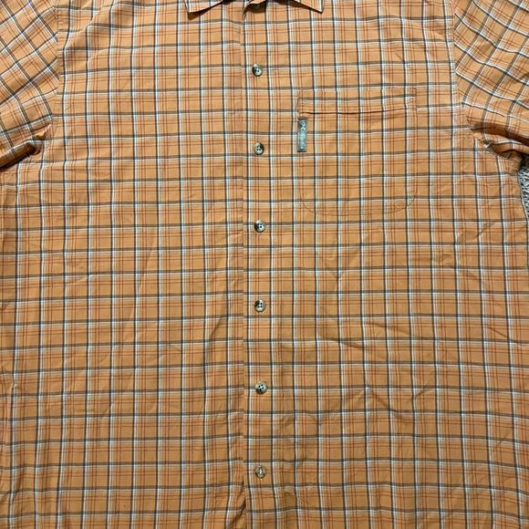 Men’s Columbia Short Sleeve Button Down Shirt Size Medium - Picture 7 of 8